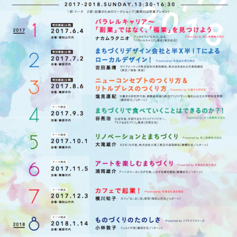 【6月〜3月】スモールビジネス起業塾 第三弾！（福知山・綾部・舞鶴）