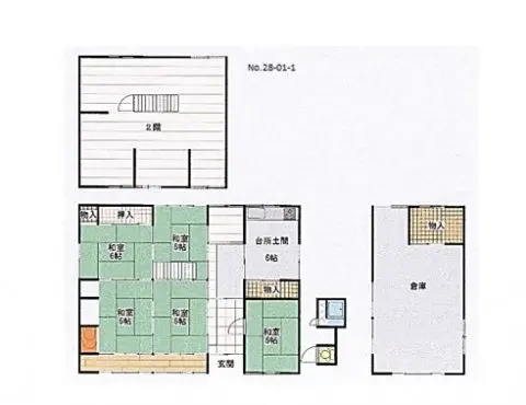 高原の広々二階建物件(No.08-3野殿)