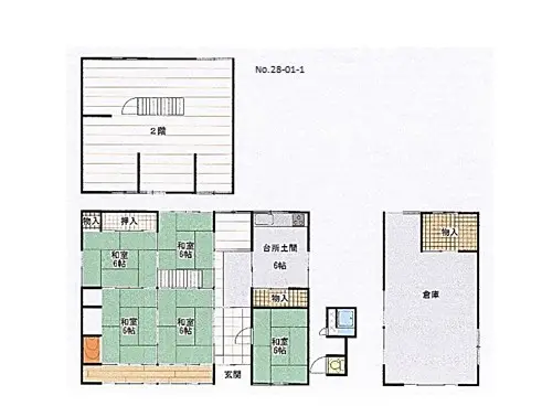 高原の広々二階建物件(No.08-3野殿)