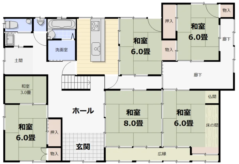 弥栄町溝谷住宅（弥栄町溝谷No.786）